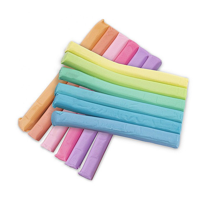 DE PLASTILINA 200GR 24 CULORI KIDEA PASTEL PP24KA [2]