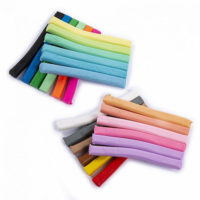 DE PLASTILINA 200GR 24 CULORI KIDEA PASTEL PP24KA [3]