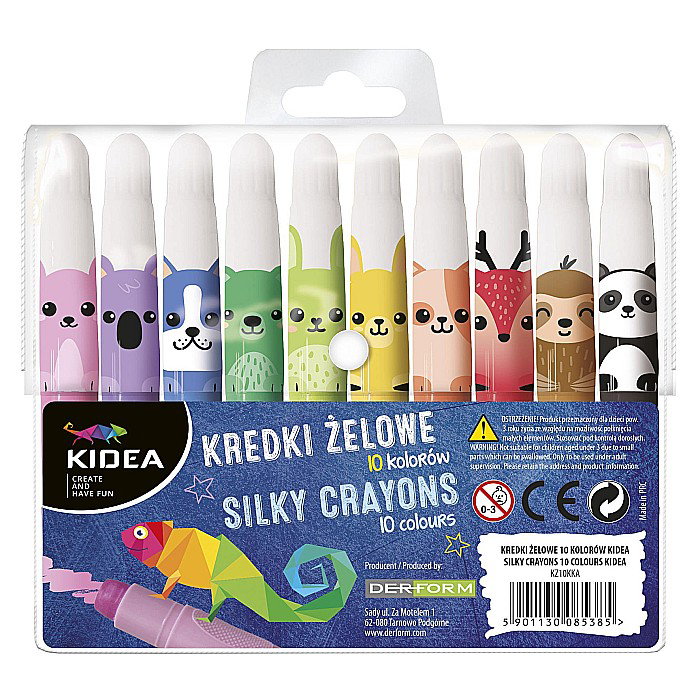 DE CREIOANE COLORATE CU GEL 10/SET KIDEA KZ10KKA [1]