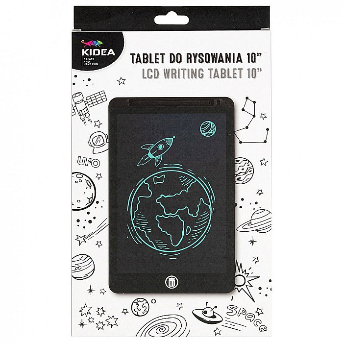 DE TABLETA LCD 10 inch PENTRU SCRIS SI DESENAT 26.8*17.5CM NEAGRA KIDEA TR10BKA [1]