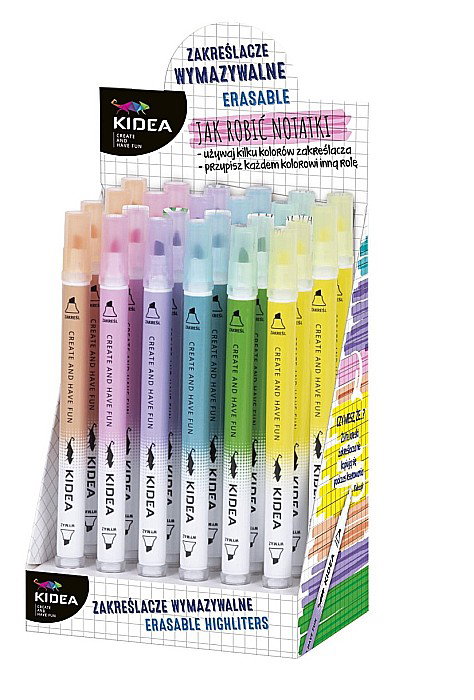 DE TEXTMARKER CU CORECTOR CULORI PASTEL KIDEA ZWAKAD [3]