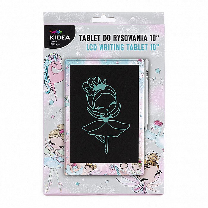 DE TABLETA LCD 10 inch PENTRU SCRIS SI DESENAT 26.5*17.5CM BALERINA KIDEA TR10A1KA [1]