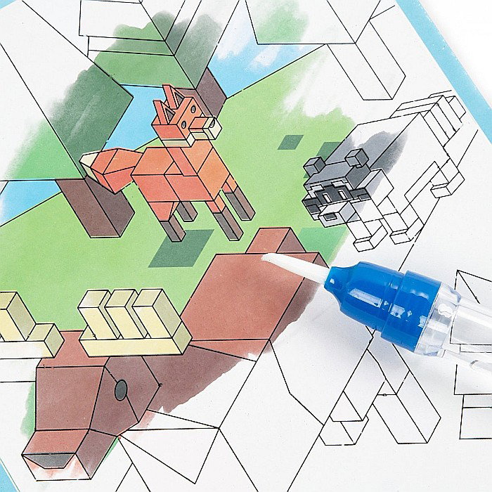 DE CARTE DE COLORAT CU MARKER MAGIC PENTRU DESEN IN APA GAME MWKWJKA [3]