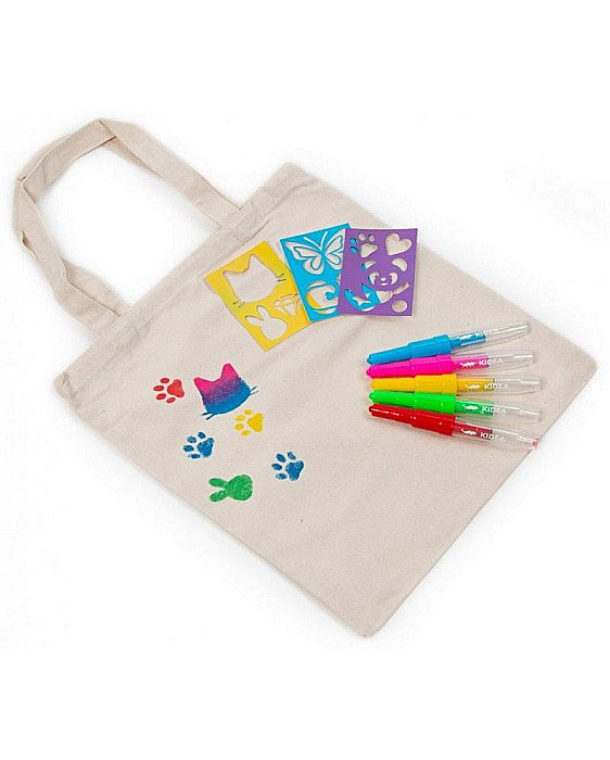 DE MARKERE SPRAY PENTRU TEXTILE 5 CULORI/SET ANIMALS KIDEA MTSSZ5KA [5]
