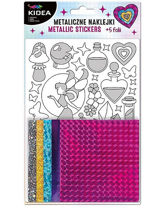 DE SET CREATIV CU STICKERE SI FOLII COLORATE METALIZATE FAIRIES KIDEA MNZKWKA [1]