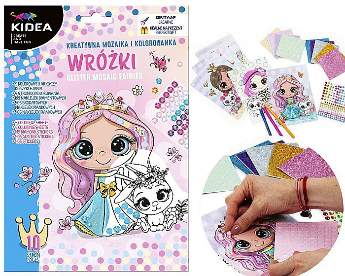 DE CARTE DE COLORAT CU STICKERE SI DIAMANTE ZANE KIDEA MOKWKA [5]