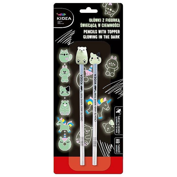 DE CREION HB 2/SET ANIMALUTE GLOW IN THE DARK KIDEA OFS2KA [3]