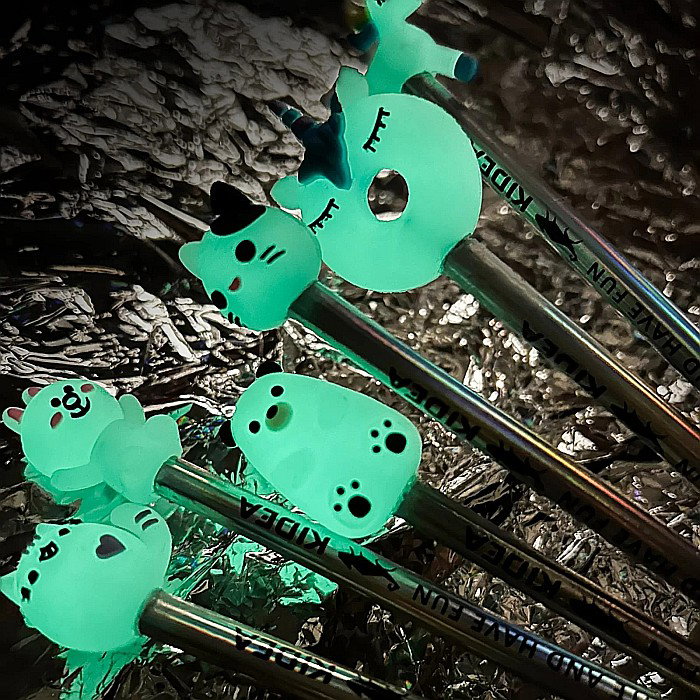 DE CREION HB 2/SET ANIMALUTE GLOW IN THE DARK KIDEA OFS2KA [9]