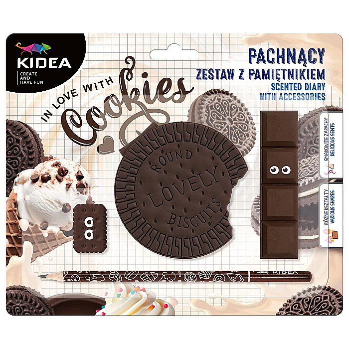 DE SET SCOALA 4 PIESE, PARFUMAT VANILIE-CIOCOLATA KIDEA PPACKA [1]
