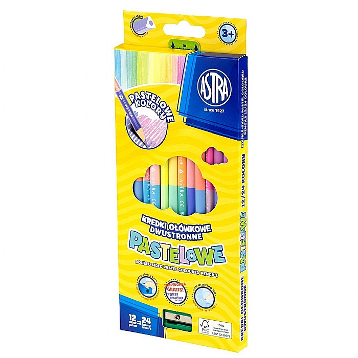 AS CREIOANE COLORATE PASTEL 12/SET 2 CAPETE + ASCUTITOARE ASTRA 312120003 [1]