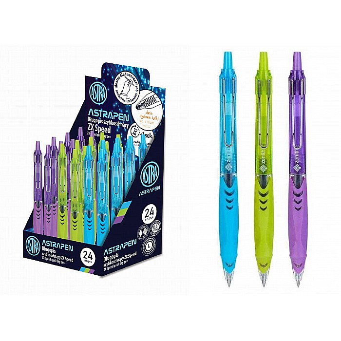 PIX GEL ERGONOMIC 0.5MM CLICK ASTRAPEN ZX SPEED CULORI ASORTATE 201122001 [1]
