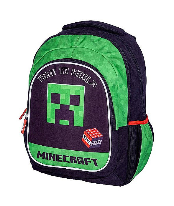 AS RUCSAC SCOLAR 3 COMPARTIMENTE MINECRAFT TIME TO MINE AB300 502022132 [3]
