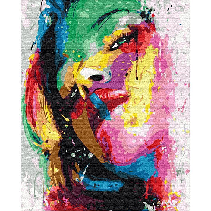 AS PANZA PICTURA PE NUMERE 40*50CM CU VOPSELE SI PENSULE, PORTRET MODERN 801022905 [1]