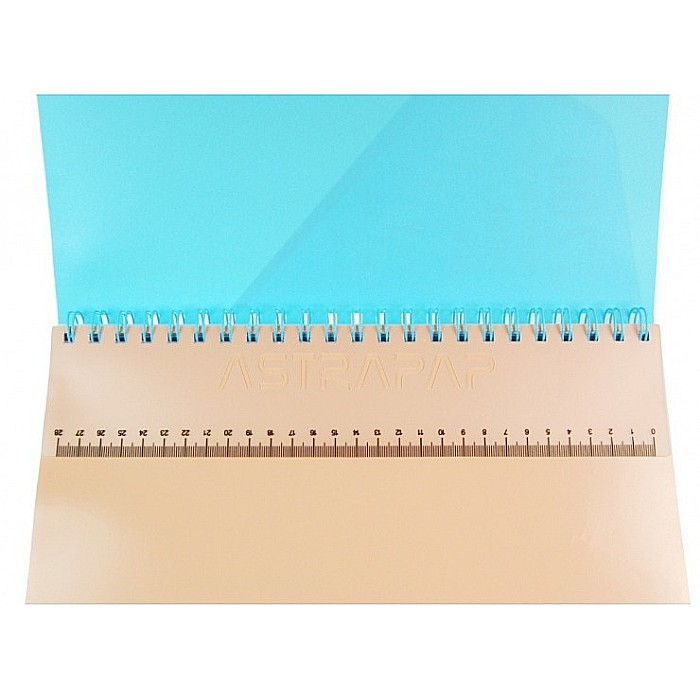 CAIET A4 PP SPIRA 200F CU ELASTIC, RIGLA SI 5 SEPARATOARE, PASTEL PATRATELE 107023003 [11]