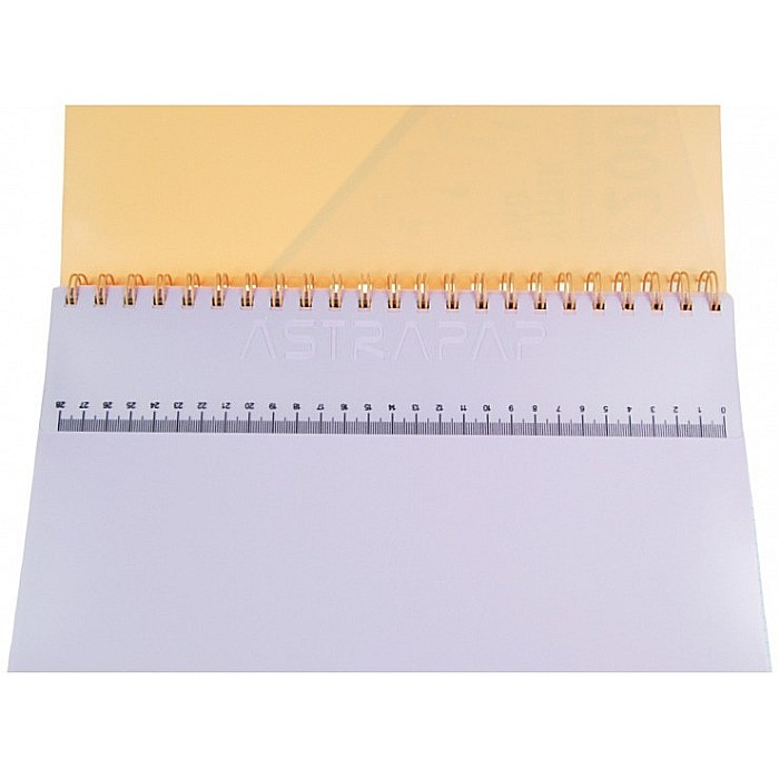 CAIET A4 PP SPIRA 200F CU ELASTIC, RIGLA SI 5 SEPARATOARE, PASTEL PATRATELE 107023003 [10]