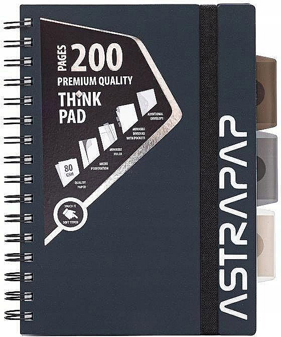 CAIET A4 PP SPIRA 200F CU ELASTIC, RIGLA SI 3 SEPARATOARE, OMBRE LINE PATRATELE 104023007 [6]