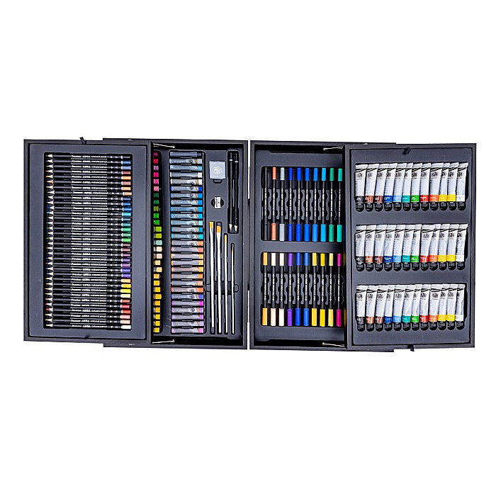 AS SET ASTRA ART&HOBBY 218 PIESE CU VALIZA LEMN 602124001 [4]