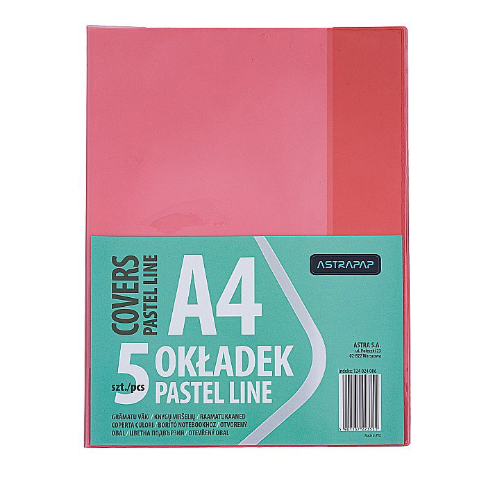 COPERTĂ PLASTIC A4 DIVERSE CULORI 5/SET ASTRA 124024006 [5]
