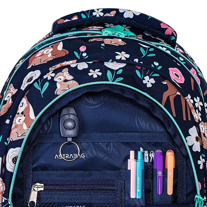 AS RUCSAC SCOLAR 3 COMPARTIMENTE ASTRABAG BABY DEER AB330 502024085 [6]