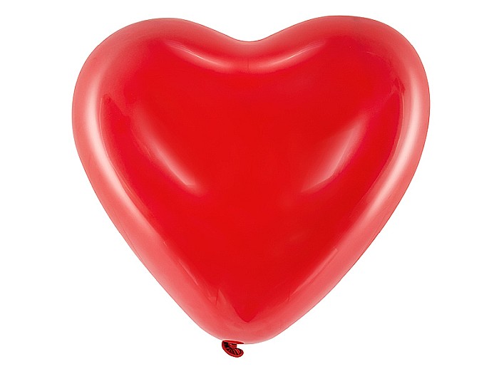 PD BALOANE Balloons 40cm, Hearts, Pastel red 6/set 092S-6 [1]