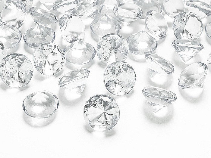 PD CONFETTI DIAMANTE, Diamond confetti, colourless, 20mm 10/SET ADC20-099 [1]