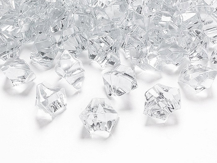 PD DECORATIUNI, Crystal ice, colourless, 25 x 21mm 50/set AC25-099 [1]