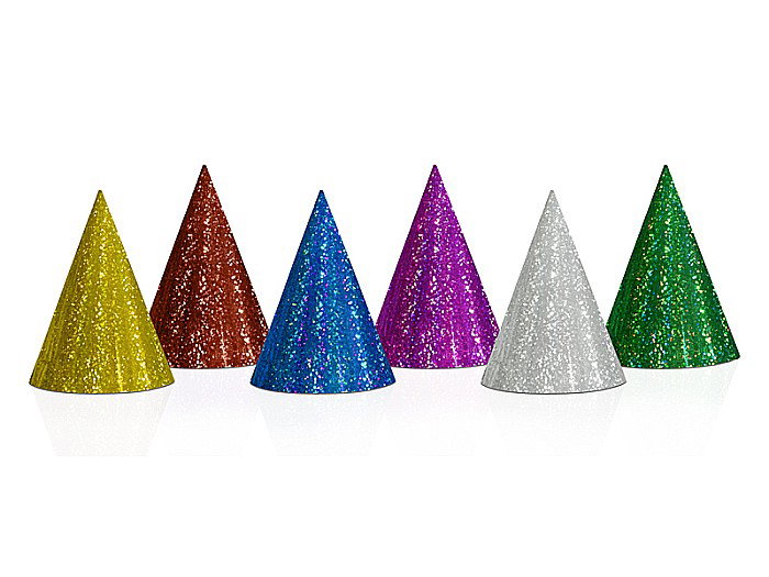 PD COIF DIN CARTON Holographic, mix, 16cm, 20/set CZAP20 [1]