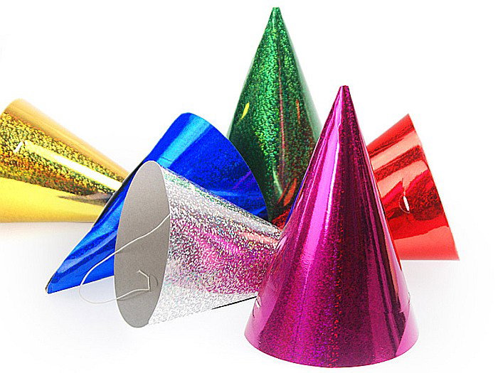 PD COIF DIN CARTON Holographic, mix, 16cm, 20/set CZAP20 [2]