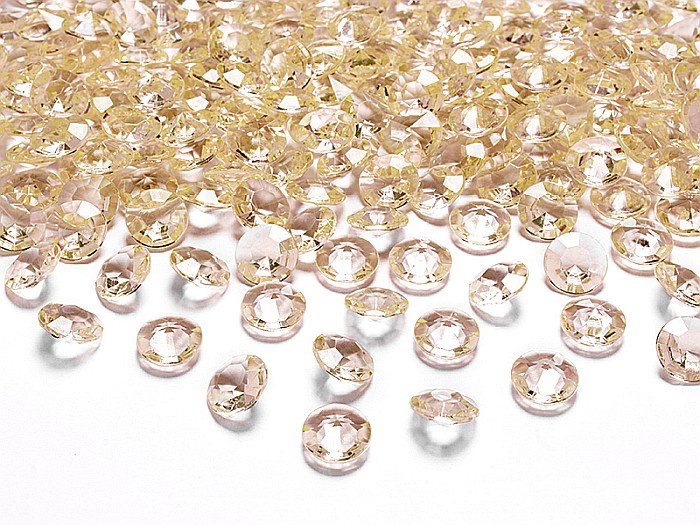 PD CONFETTI DIAMANTE, Diamond confetti, gold, 12mm 100/SET ADC12-019 [1]