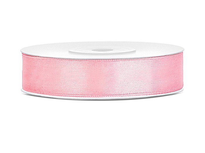PD BANDA SATIN, Satin Ribbon, light pink, 12mm/25m TS12-081J [1]