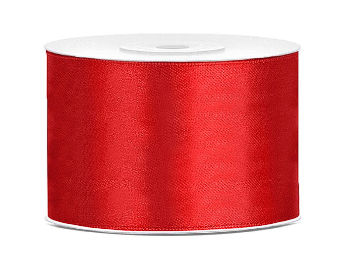PD BANDA SATIN, Satin Ribbon, red, 50mm/25m TS50-007 [1]
