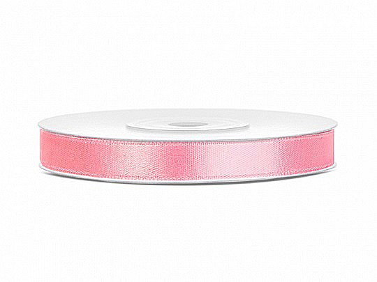 PD BANDA SATIN, Satin Ribbon, light pink, 6mm/25m TS6-081J [1]