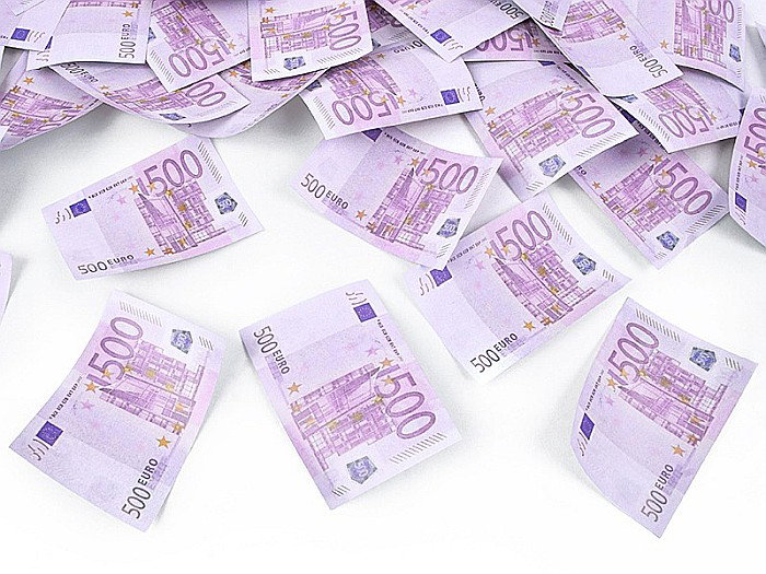 PD CONFETTY CANNON BANCNOTE 500 EURO TUKE60 [3]
