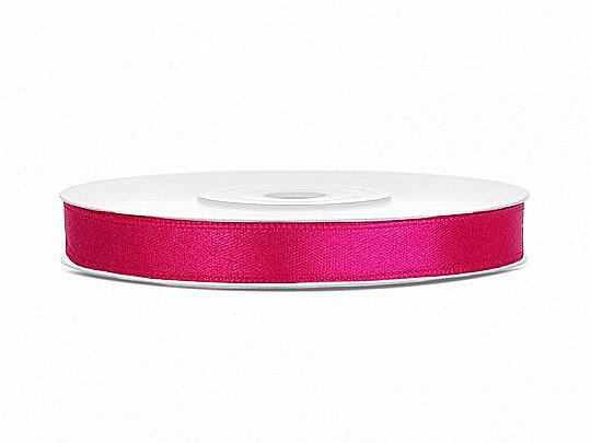 PD BANDA SATIN, Satin Ribbon, dark pink, 6mm/25m TS6-006 [1]