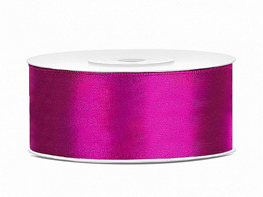 PD BANDA SATIN, Satin Ribbon, fuchsia, 25mm/25m TS25-080 [1]