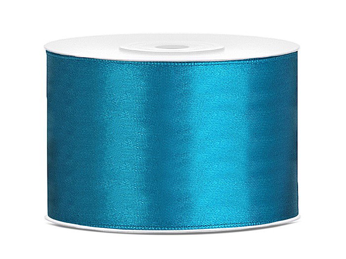 PD BANDA SATIN, Satin Ribbon, turquoise, 50mm/25m TS50-083 [1]