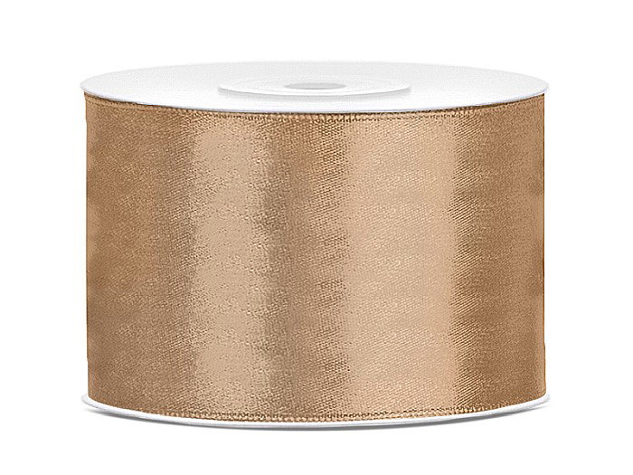 PD BANDA SATIN, Satin Ribbon, light gold, 50mm/25m TS50-019J [1]