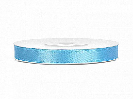 PD BANDA SATIN, Satin Ribbon, sky-blue, 6mm/25m TS6-011 [1]