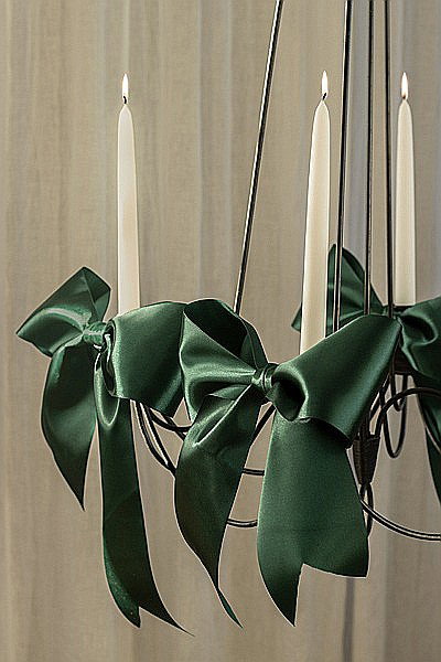 PD BANDA SATIN, Satin ribbon, bottle green, 50mm/25m TS50-012B [2]