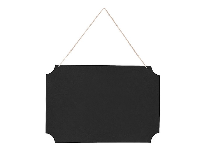 PD DECORATIUNI, Hanging chalkboard sign, black TDZ7 [1]