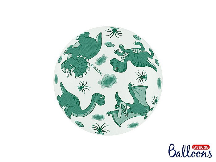 PD BALOANE Balloons 30cm, Dinosaurs, Pastel Pure White, 6/SET SB14P-159-008-6 [5]