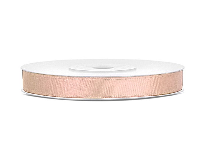 PD BANDA SATIN, Satin Ribbon, light peach, 6mm/25m TS6-075J [1]