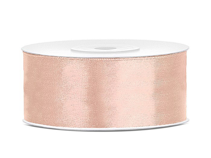 PD BANDA SATIN, Satin Ribbon, light peach, 25mm/25m TS25-075J [1]
