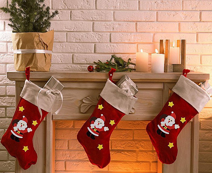 GOD DECORATIUNE CRACIUN Santa Claus Sock, 47cm NW-SSZM [2]