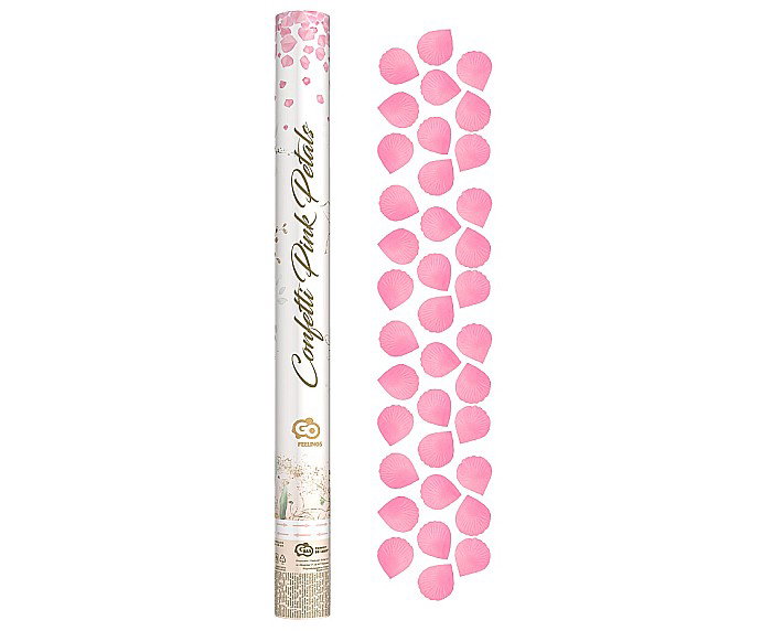 GOD CONFETTI cannon, rose Petals, textile, pink 60cm JC-KPPR60 [1]