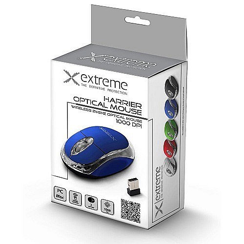 TEC MOUSE XTREME HARRIER WIRELESS, ALBASTRU XM105B [2]