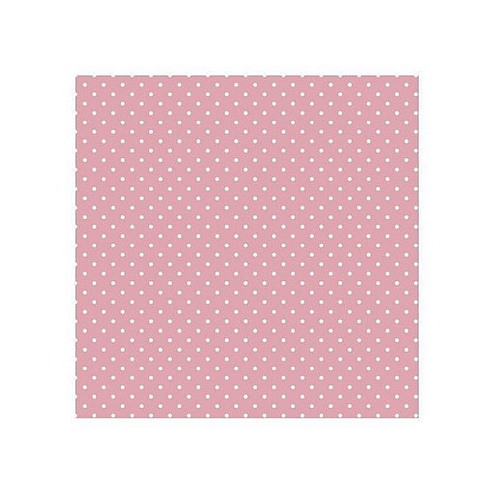 GOD SERVETELE 33*33CM 20/SET WHITE DOTS ON PINK SD_OG_036803 [1]