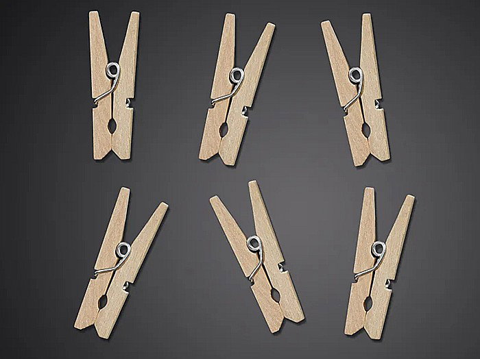 PD CLEME DE LEMN, 3,5cm natural wood 10/set KDD-100 [4]