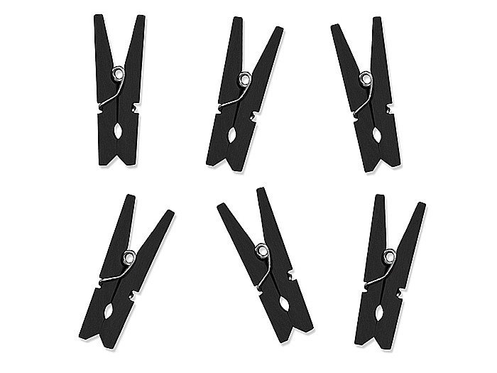 PD CLEME DE LEMN, 3.5cm black 10/set KDD-010 [1]
