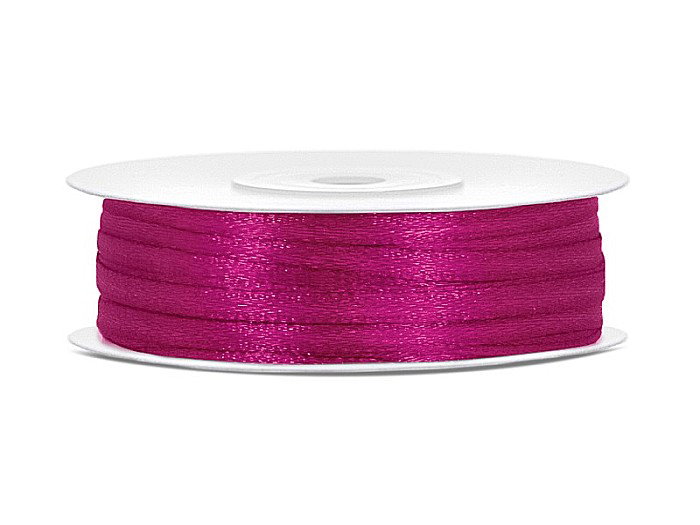 PD BANDA SATIN, Satin Ribbon, fuchsia, 3mm/50m TS3-080 [1]